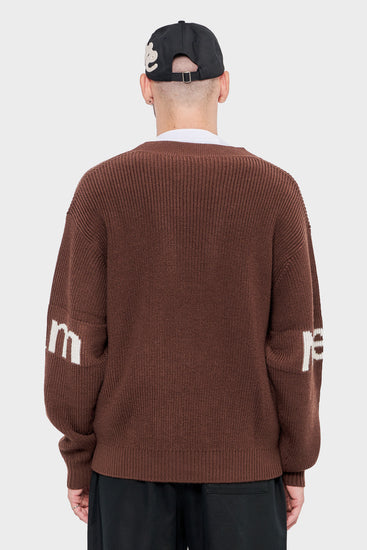 men#@Кардиган POTTING SOIL коричневий