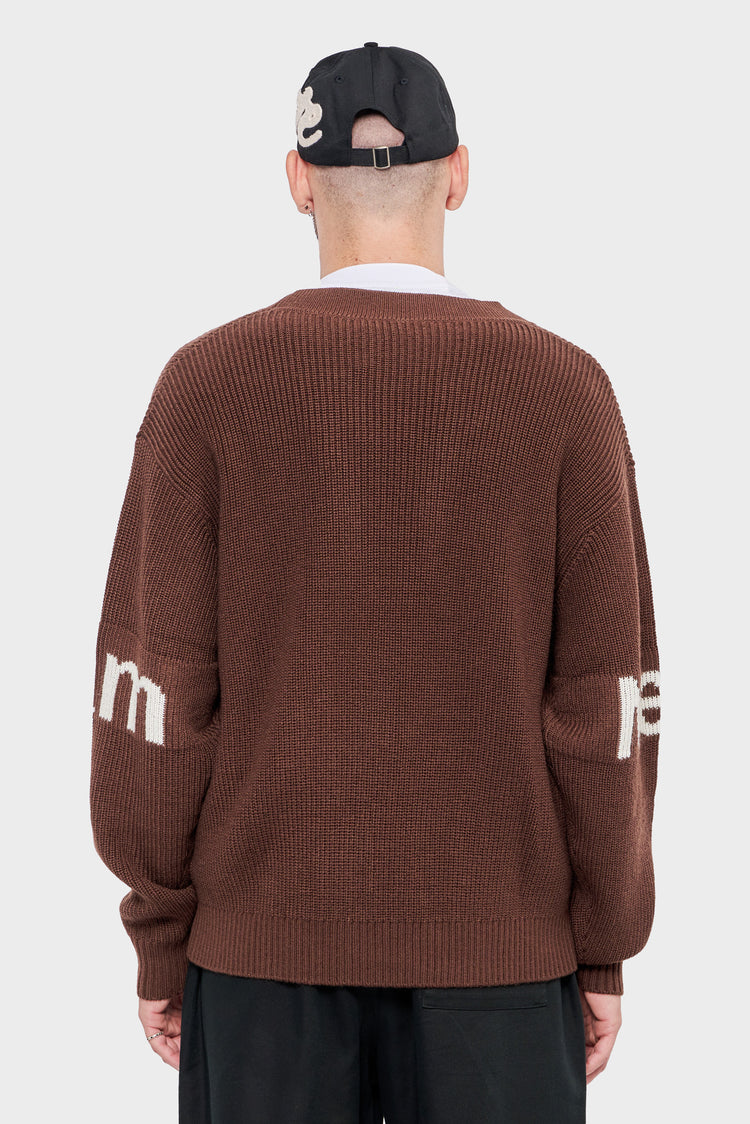 men#@Кардиган POTTING SOIL коричневий