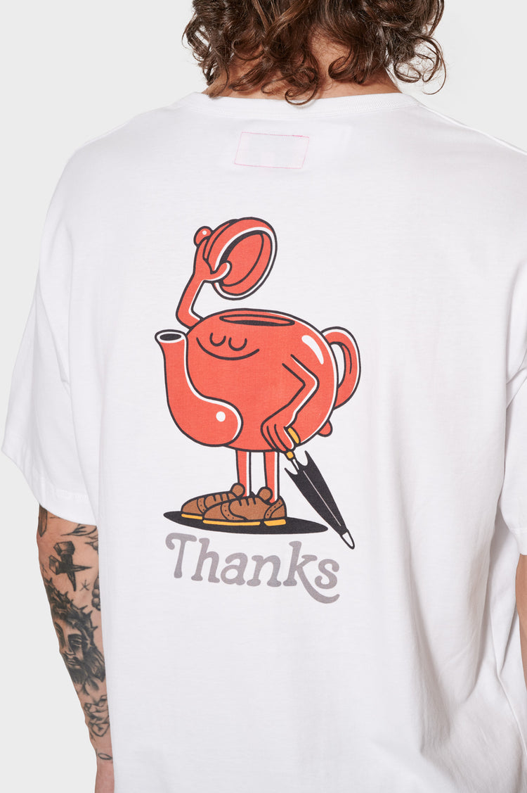 Футболка TERRY TEAPOT біла, купити онлайн в магазині.