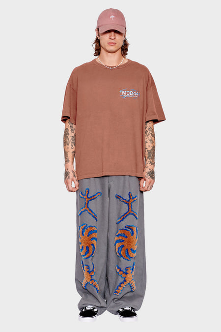 men#@Футболка ABSTRACT SENSES коричнева