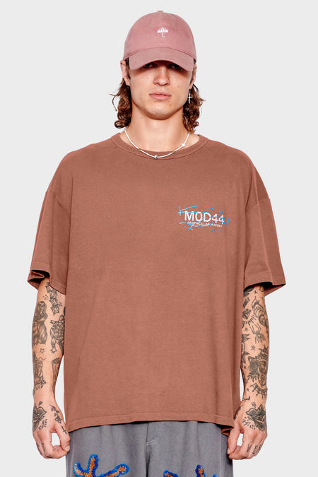 men#@Футболка ABSTRACT SENSES коричнева