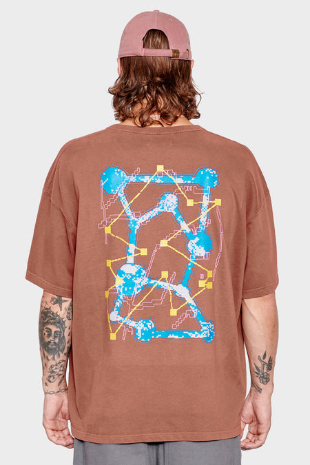 men#@Футболка ABSTRACT SENSES коричнева