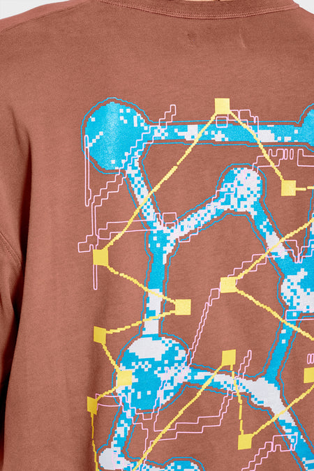 Футболка ABSTRACT SENSES коричнева