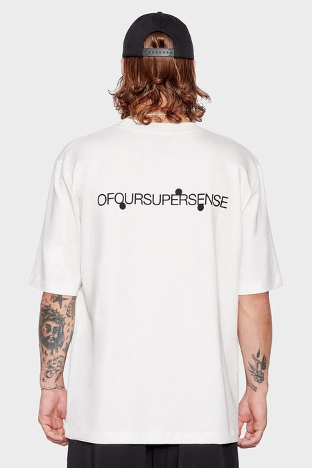 men#@Футболка OFOURSUPERSENSE молочний