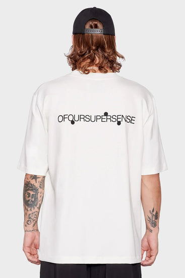 men#@Футболка OFOURSUPERSENSE молочний