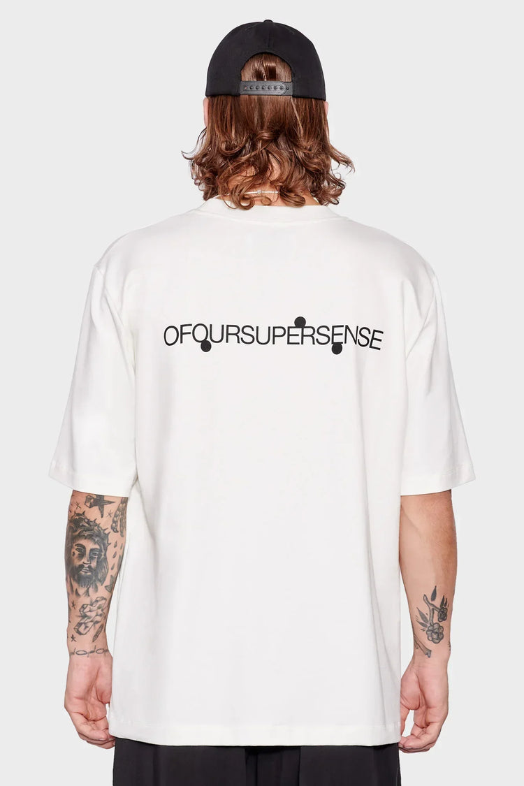 men#@Футболка OFOURSUPERSENSE молочний