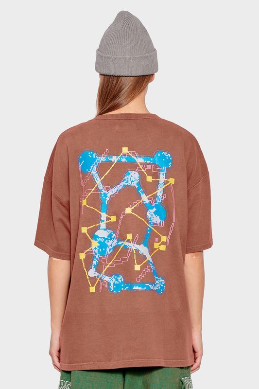 women#@Футболка ABSTRACT SENSES коричнева