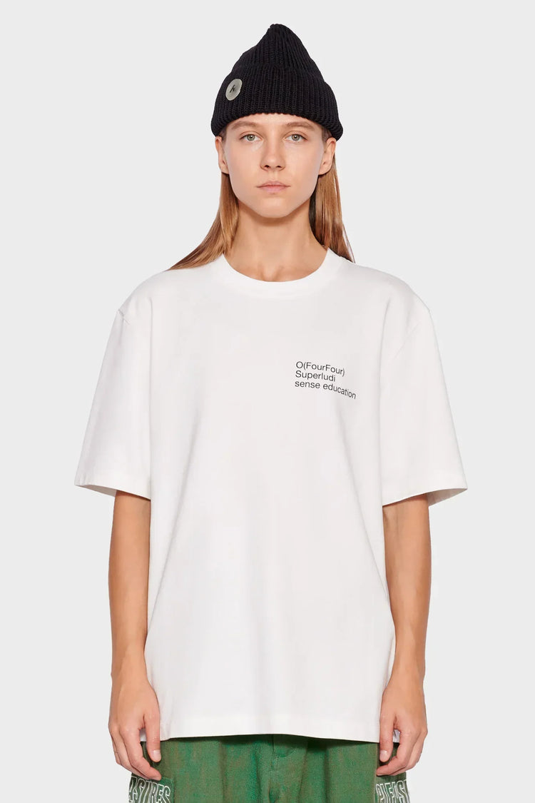 women#@Футболка OFOURSUPERSENSE молочний
