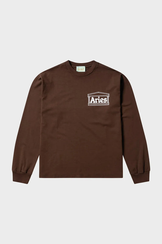 Лонгслів TEMPLE  коричневий