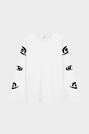 Лонгслів EYE SLEEVE білий Фото 1