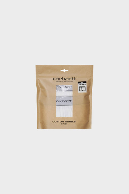 Набір трусів-боксерів COTTON TRUNKS 2-PACK білий, купити онлайн в магазині.