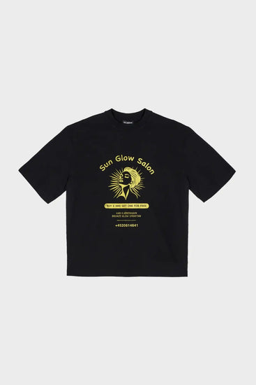 Футболка SUN GLOW OVERSIZED черная Фото 1