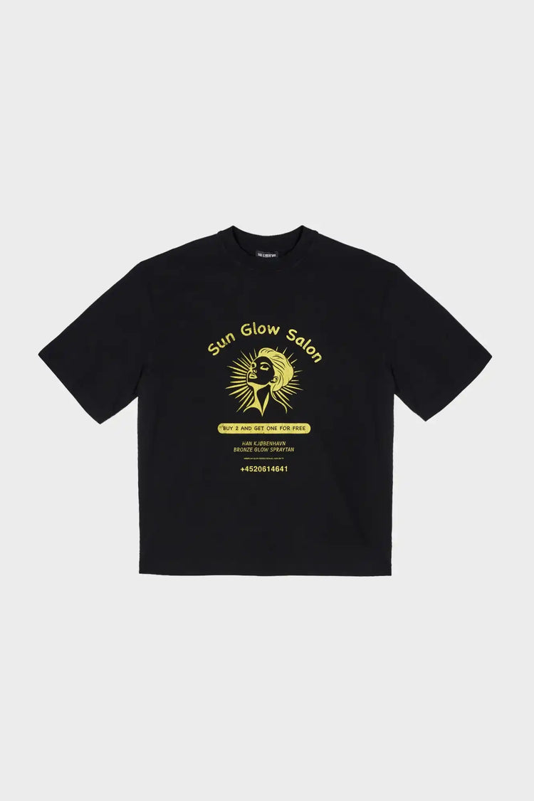 Футболка SUN GLOW OVERSIZED черная