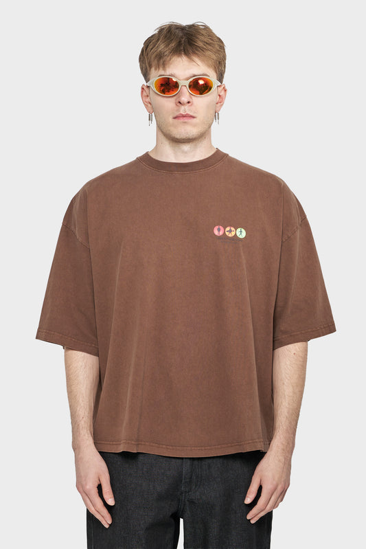 men#@Футболка TRAFFIC TEE коричнева