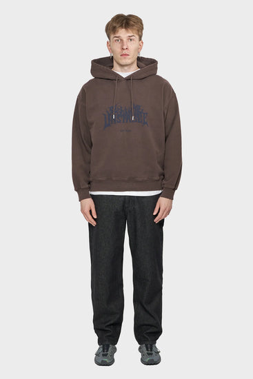 men#@Худі HAPPY LOOSE HOODIE коричневе