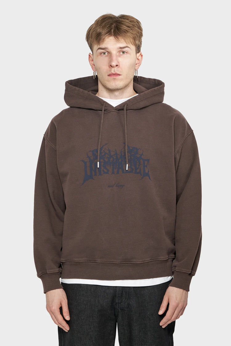 men#@Худі HAPPY LOOSE HOODIE коричневе