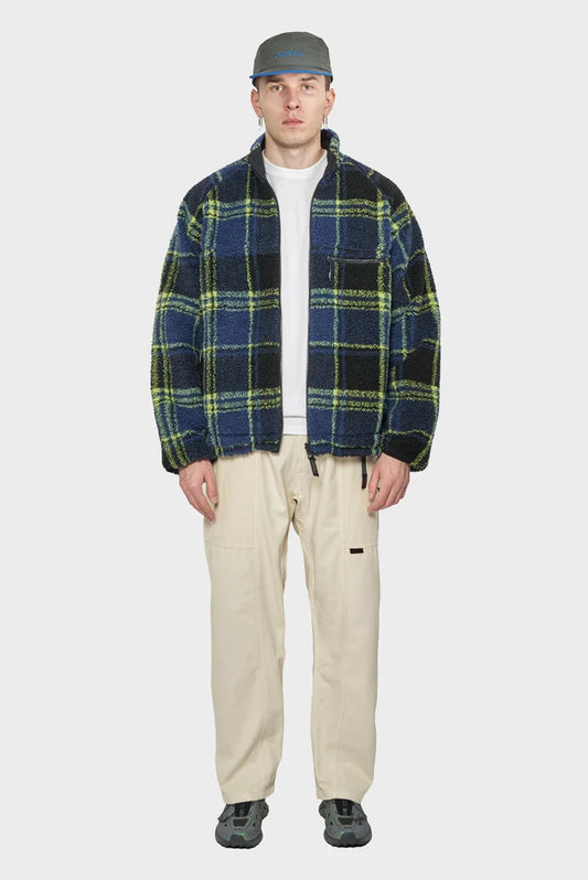 men#@Куртка REVERSIBLE SHERPA PLAID JACKET різнокольорова