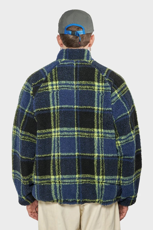 men#@Куртка REVERSIBLE SHERPA PLAID JACKET різнокольорова
