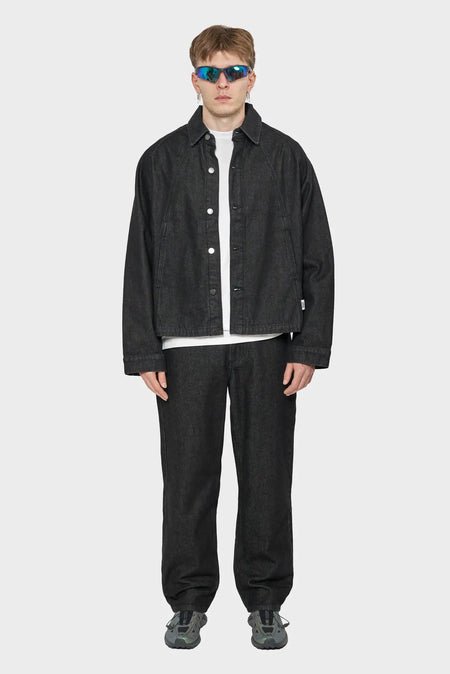 men#@Джинсова сорочка DENIM OVERSHIRT чорна