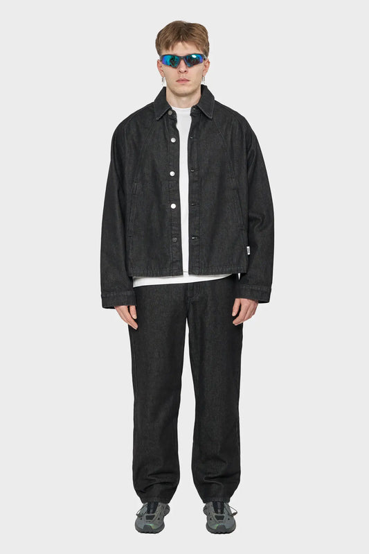 men#@Джинсова сорочка DENIM OVERSHIRT чорна