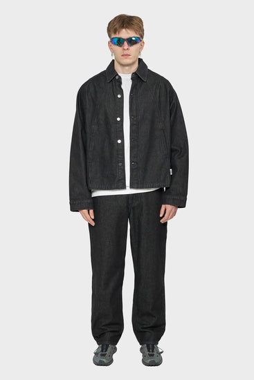 men#@Джинсова сорочка DENIM OVERSHIRT чорна