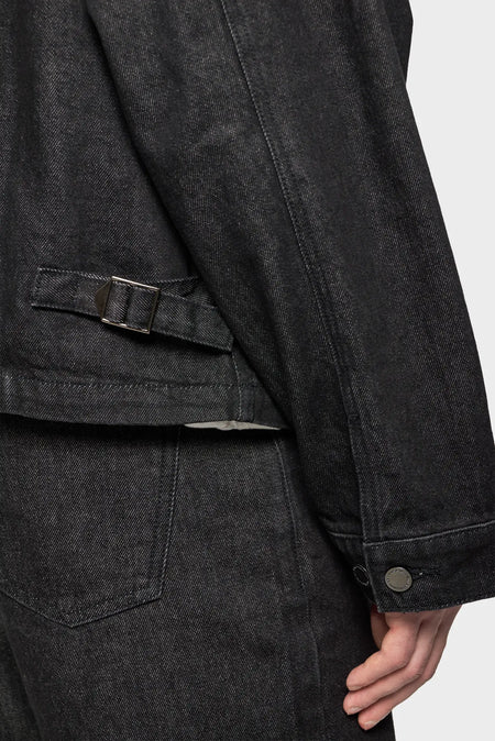 Джинсова сорочка DENIM OVERSHIRT чорна