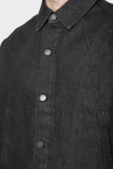 Джинсова сорочка DENIM OVERSHIRT чорна