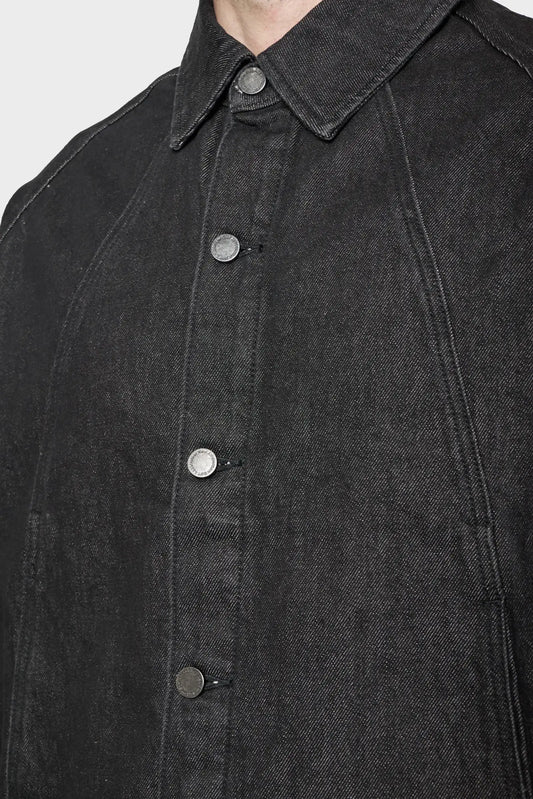 Джинсова сорочка DENIM OVERSHIRT чорна