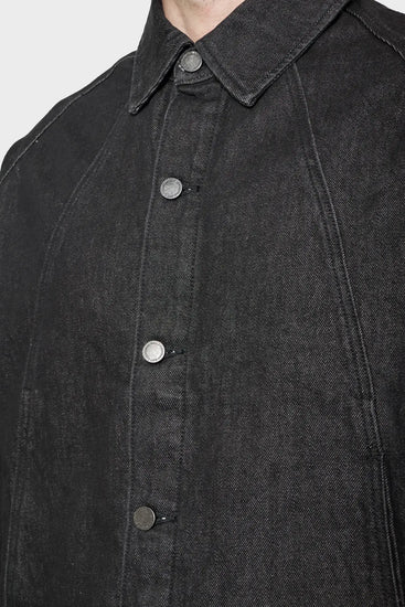 Джинсова сорочка DENIM OVERSHIRT чорна Фото 10