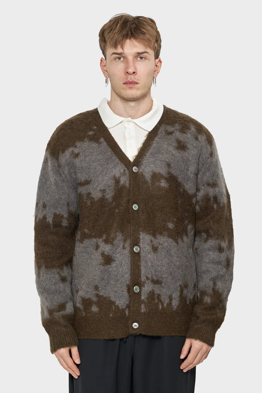 men#@Кардиган MOHAIR SPLATTER CARDIGAN різнокольоровий