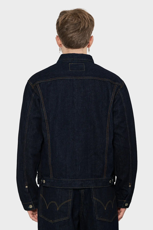 men#@Куртка DENIM JACKET темно-синя