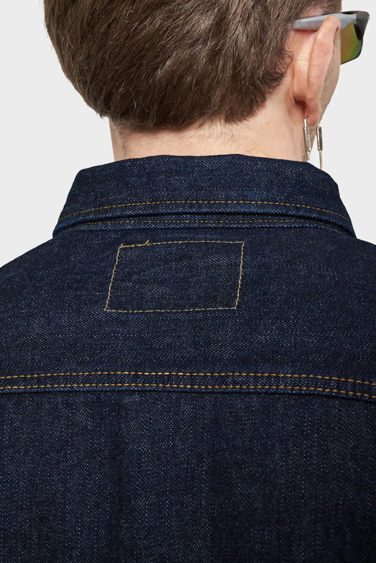 Куртка DENIM JACKET темно-синя