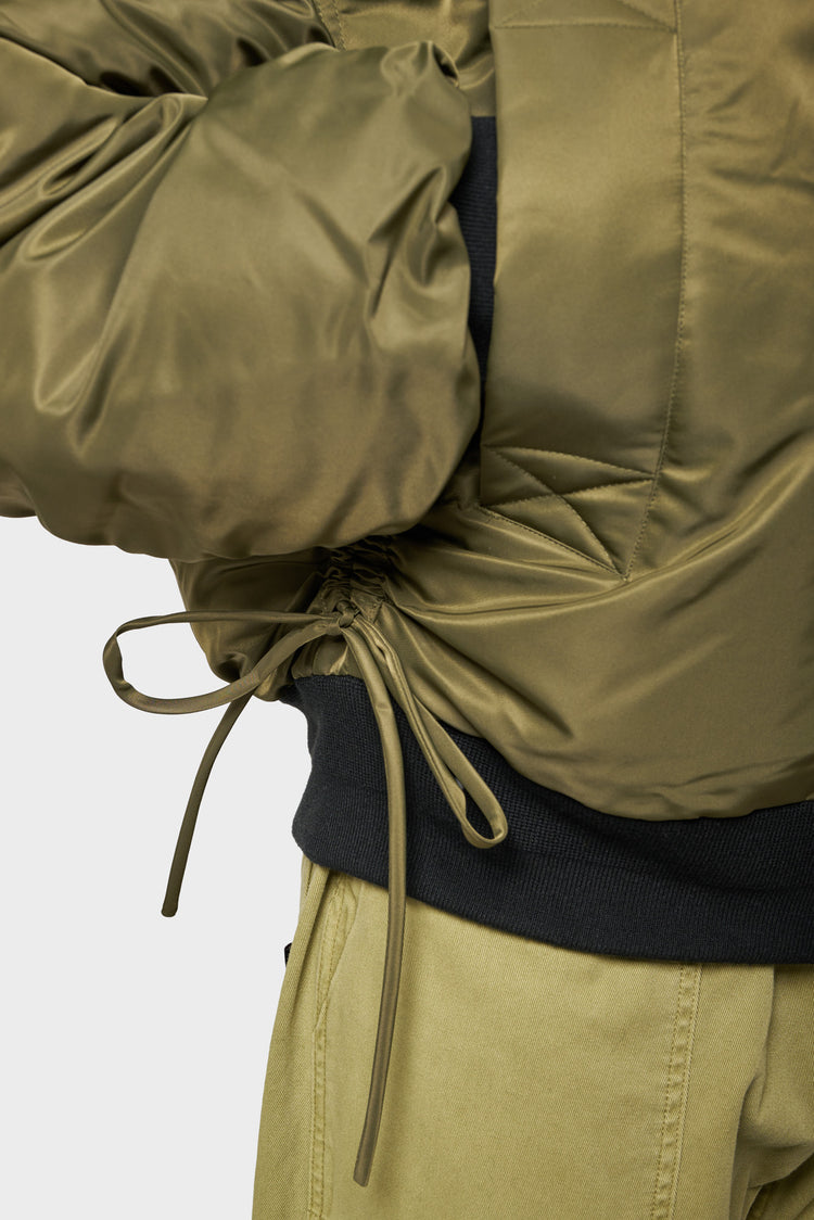 Куртка REVERSIBLE BOMBER JACKET зелена