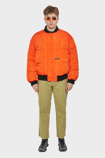 men#@Куртка REVERSIBLE BOMBER JACKET зелена
