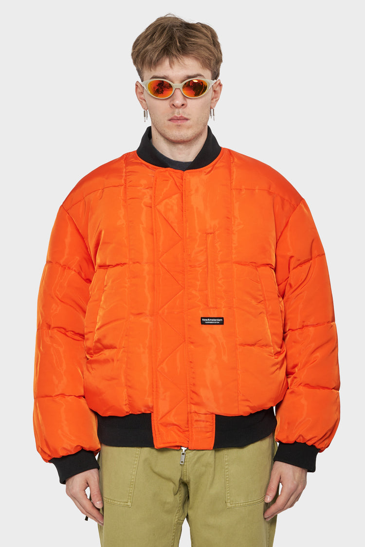 men#@Куртка REVERSIBLE BOMBER JACKET зелена