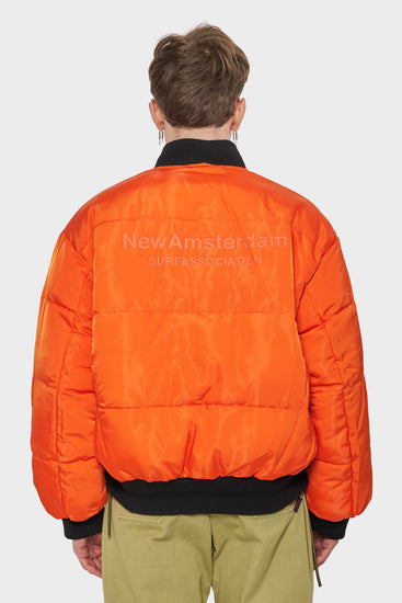 men#@Куртка REVERSIBLE BOMBER JACKET зелена