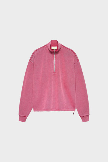 Світшот PLATE HALF-ZIP рожевий Фото 1