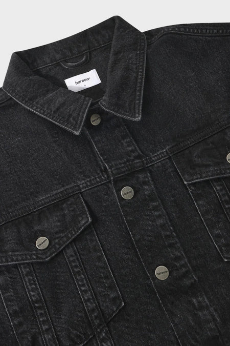 Джинсова куртка OVERSIZED DENIM JACKET чорна