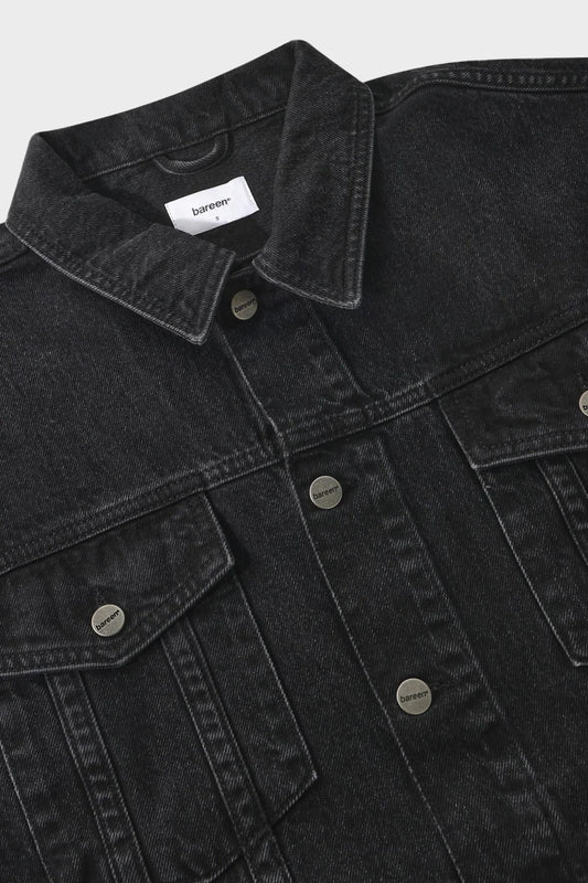 Джинсова куртка OVERSIZED DENIM JACKET чорна