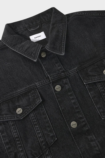 Джинсова куртка OVERSIZED DENIM JACKET чорна Фото 2