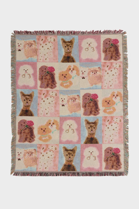 Килим PATCHWORK POOCHES різнокольоровий