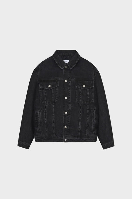 Джинсова куртка OVERSIZED DENIM JACKET чорна