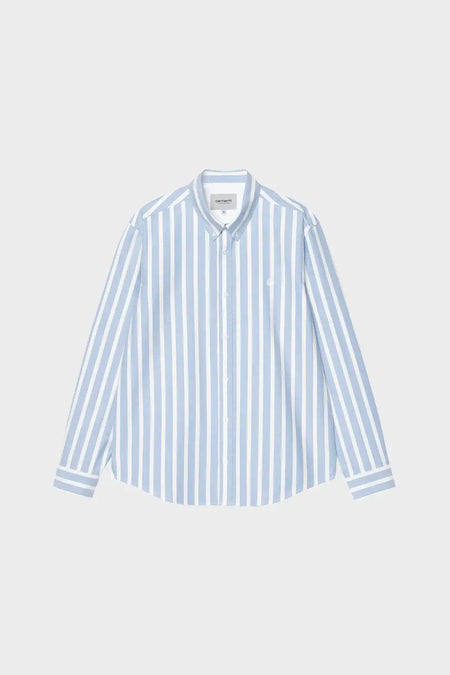 Сорочка L/S DEVEN SHIRT синя
