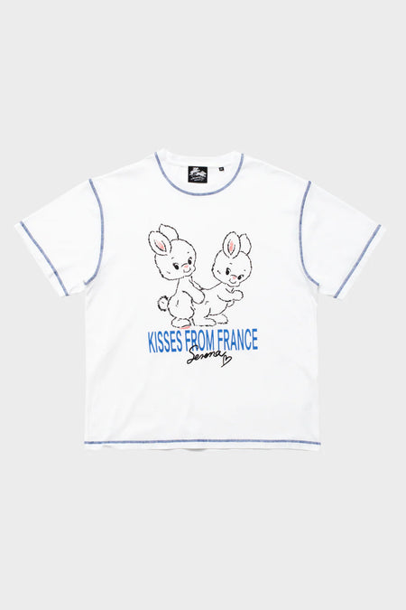 Футболка XOXO, SERENA біла