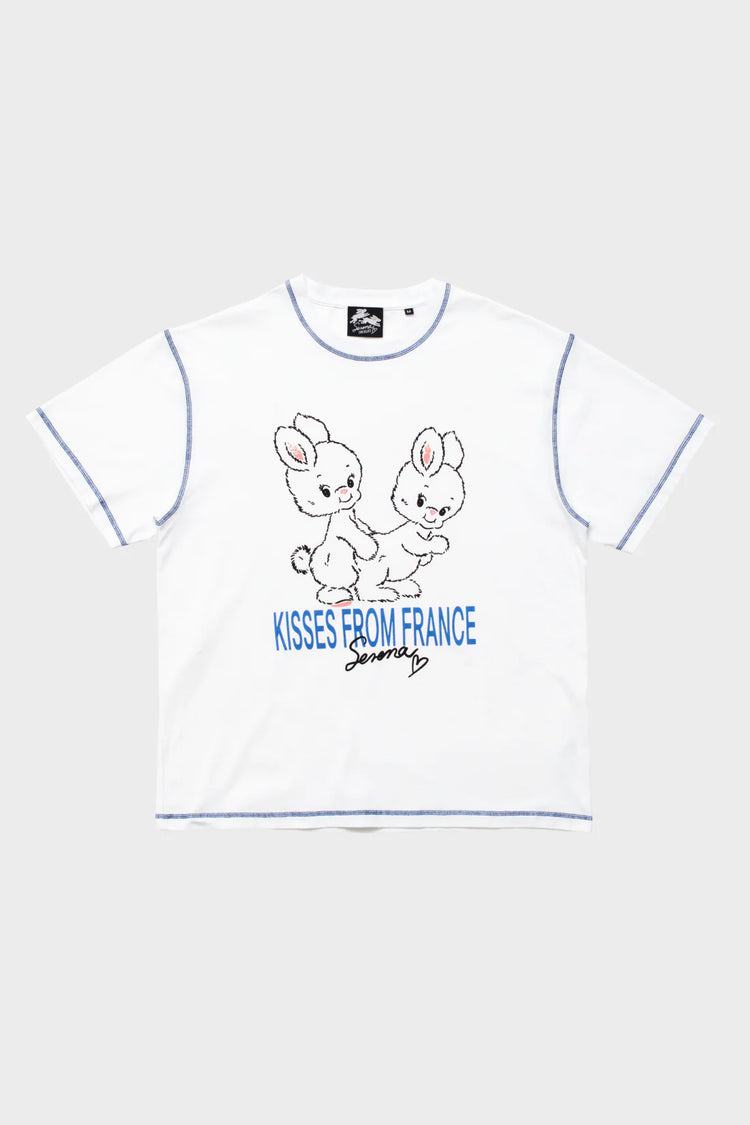 Футболка XOXO, SERENA біла