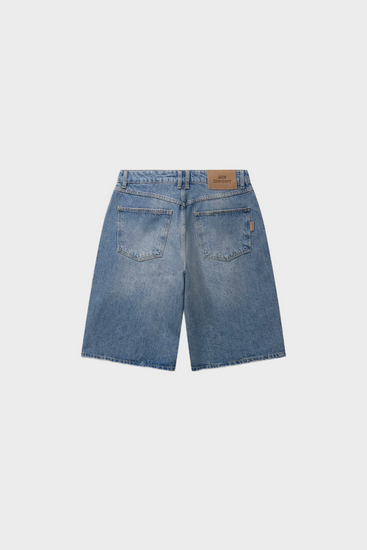 Джинсові шорти STRAIGHT DENIM SHORTS сині Фото 2
