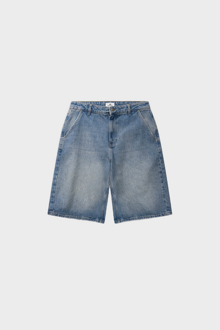 Джинсові шорти STRAIGHT DENIM SHORTS сині