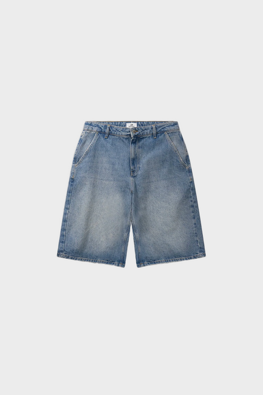 Джинсові шорти STRAIGHT DENIM SHORTS сині