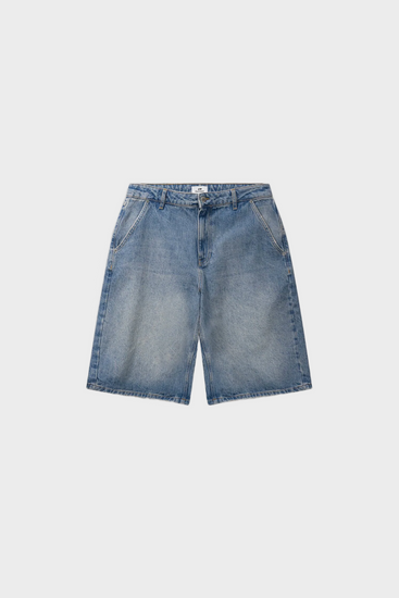 Джинсові шорти STRAIGHT DENIM SHORTS сині Фото 1