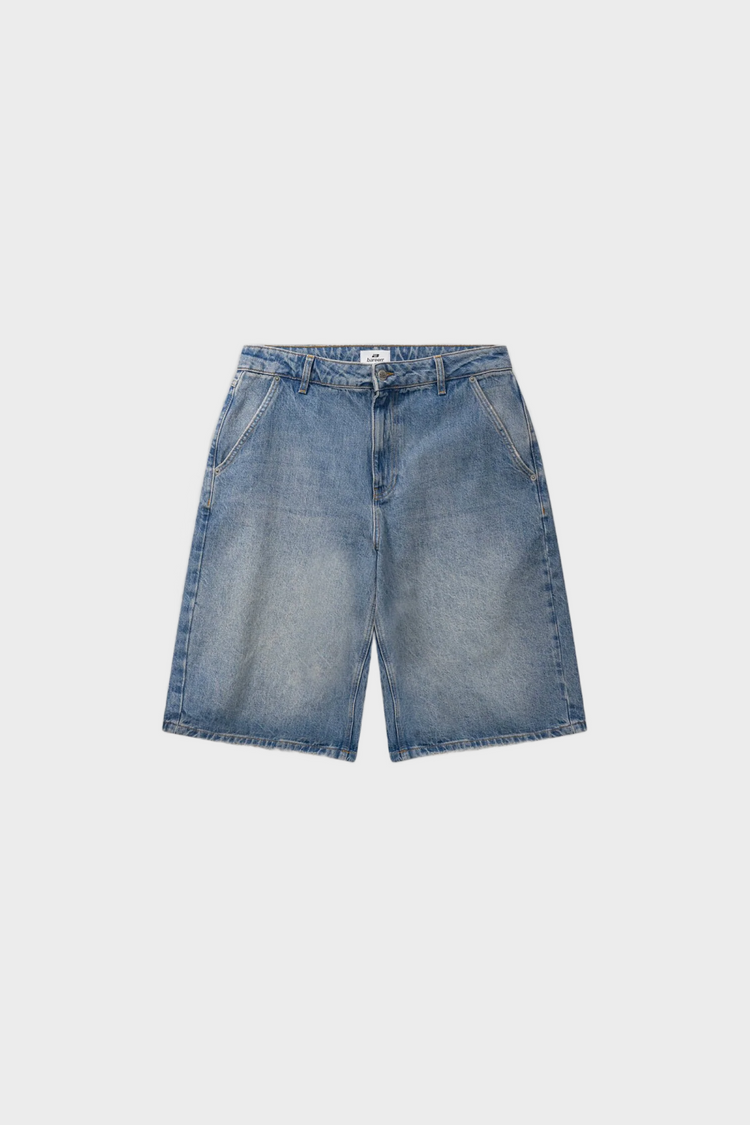 Джинсові шорти STRAIGHT DENIM SHORTS сині